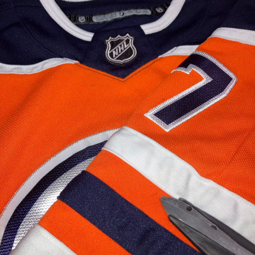 Youth Connor McDavid Edmonton Oilers Orange Jersey XL