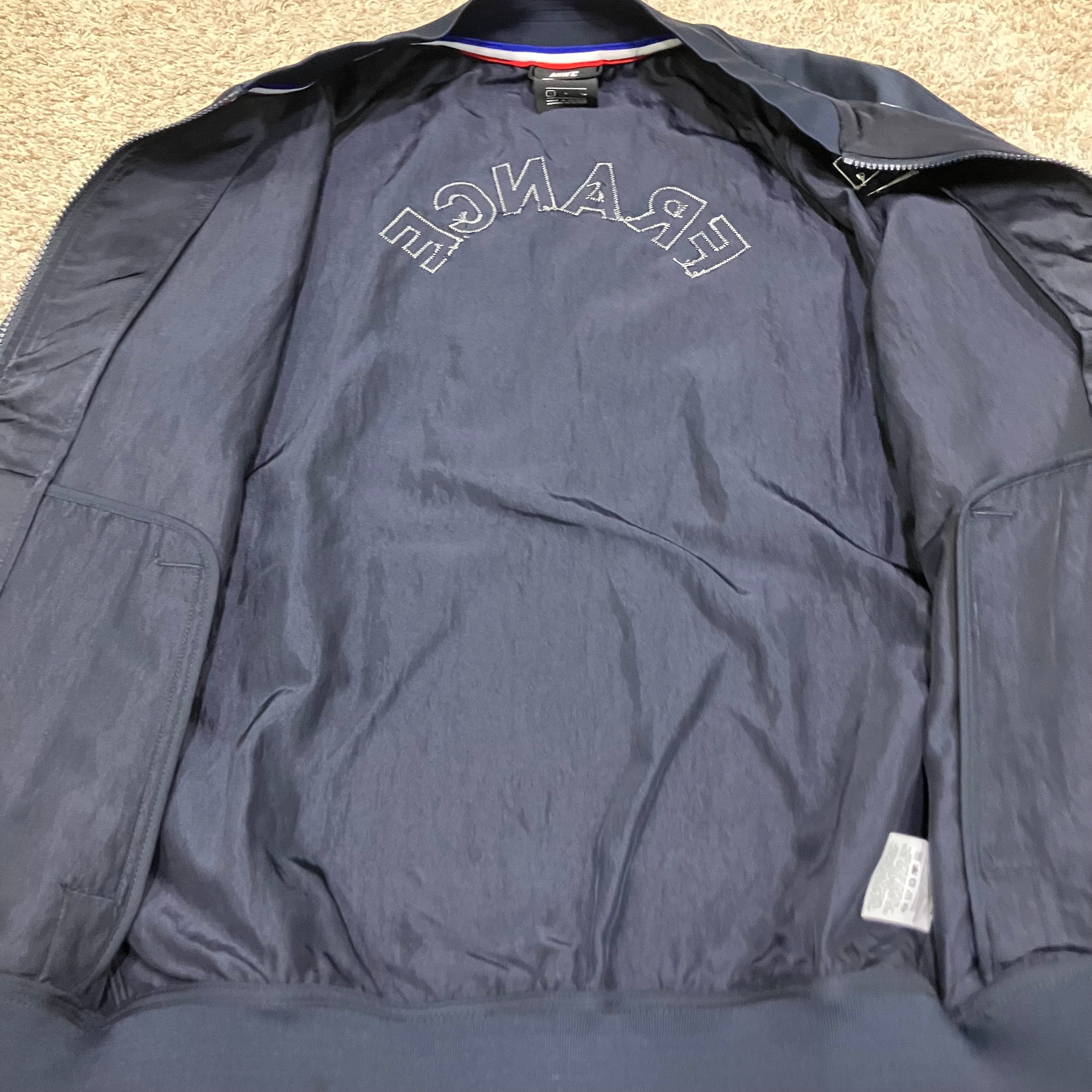 France FFF Navy Warm-Up Jacket Nike Small