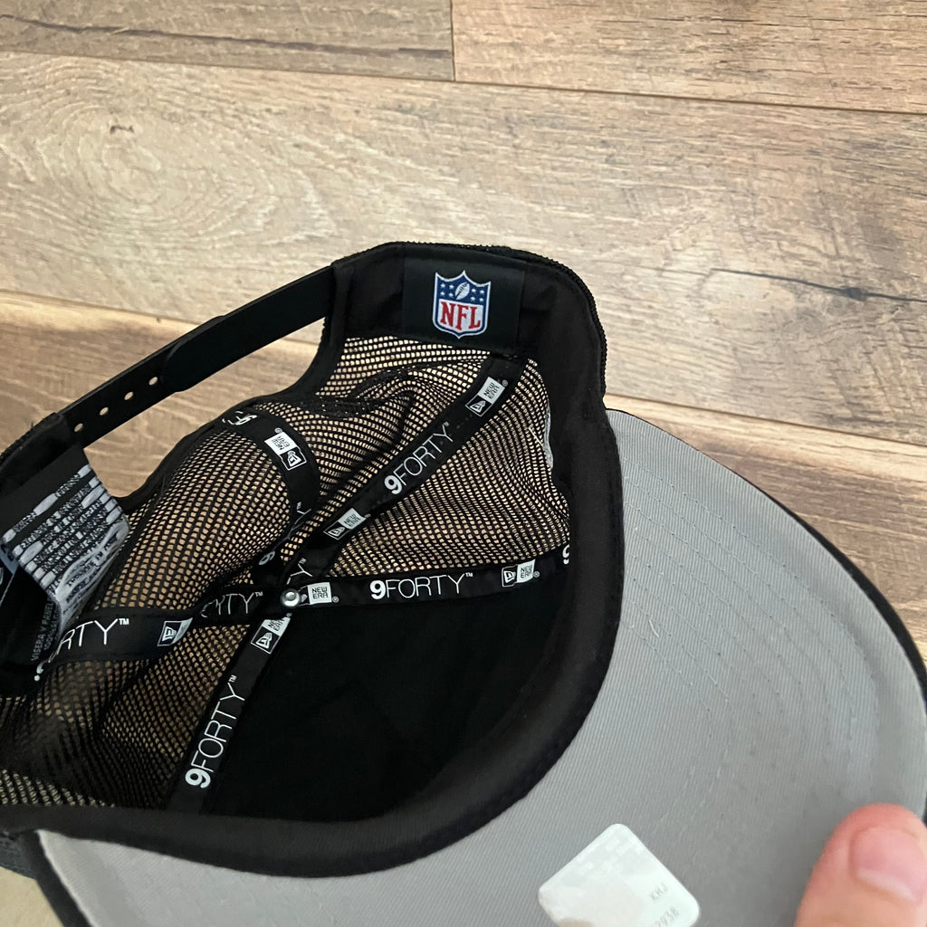 1986 San Francisco 49ers Black Pro Bowl Trucker New Era Hat