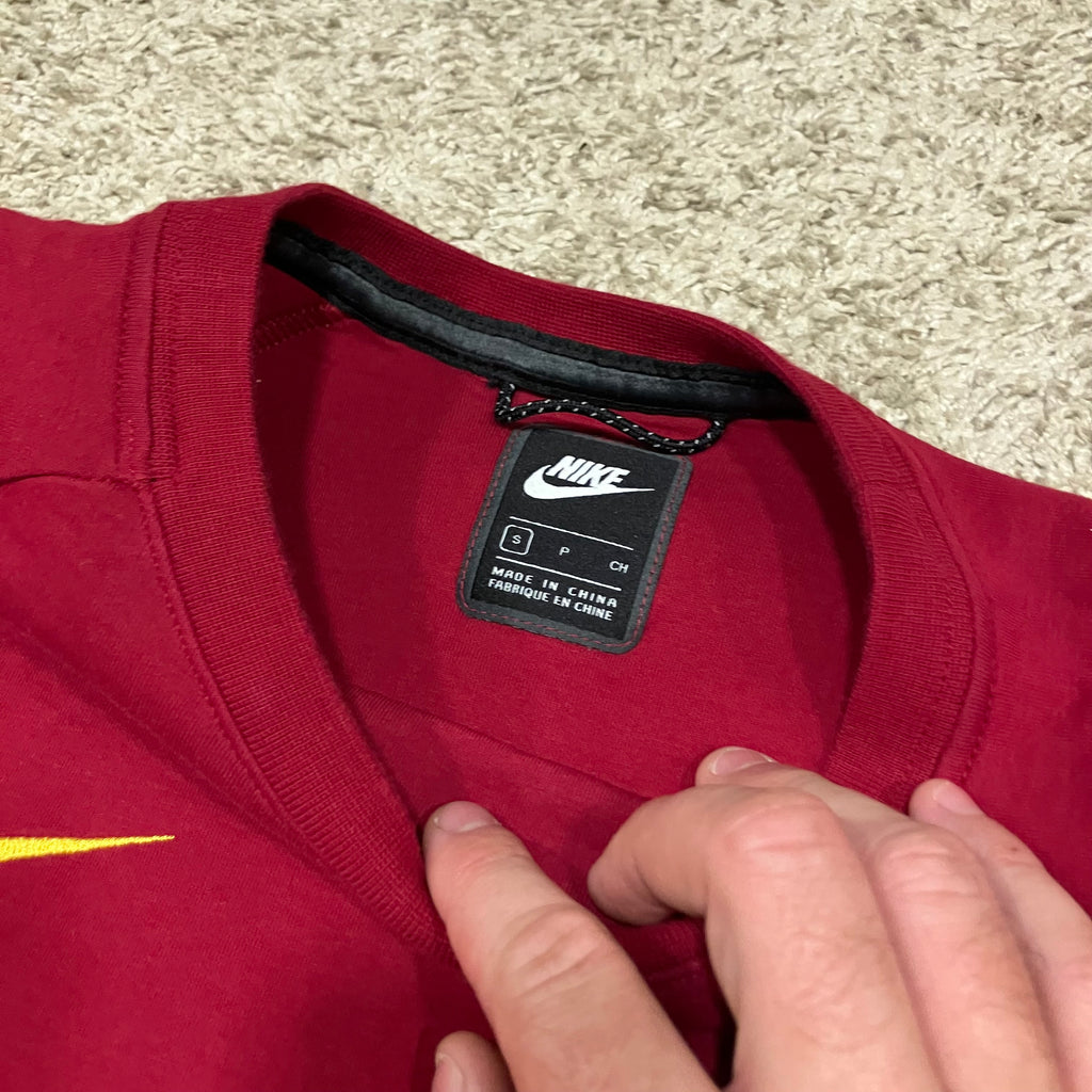 FC Barcelona Burgundy Crewneck Nike Sweater Small
