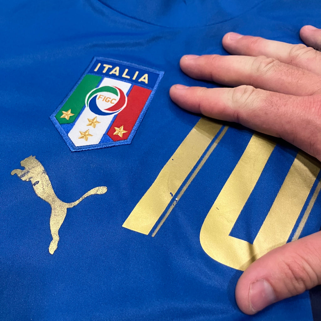 Francesco Totti 2006 Italy Blue Puma Jersey XL