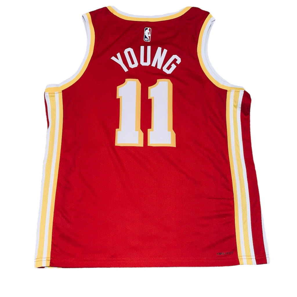 Trae Young Atlanta Hawks Red Nike Swingman Jersey 52