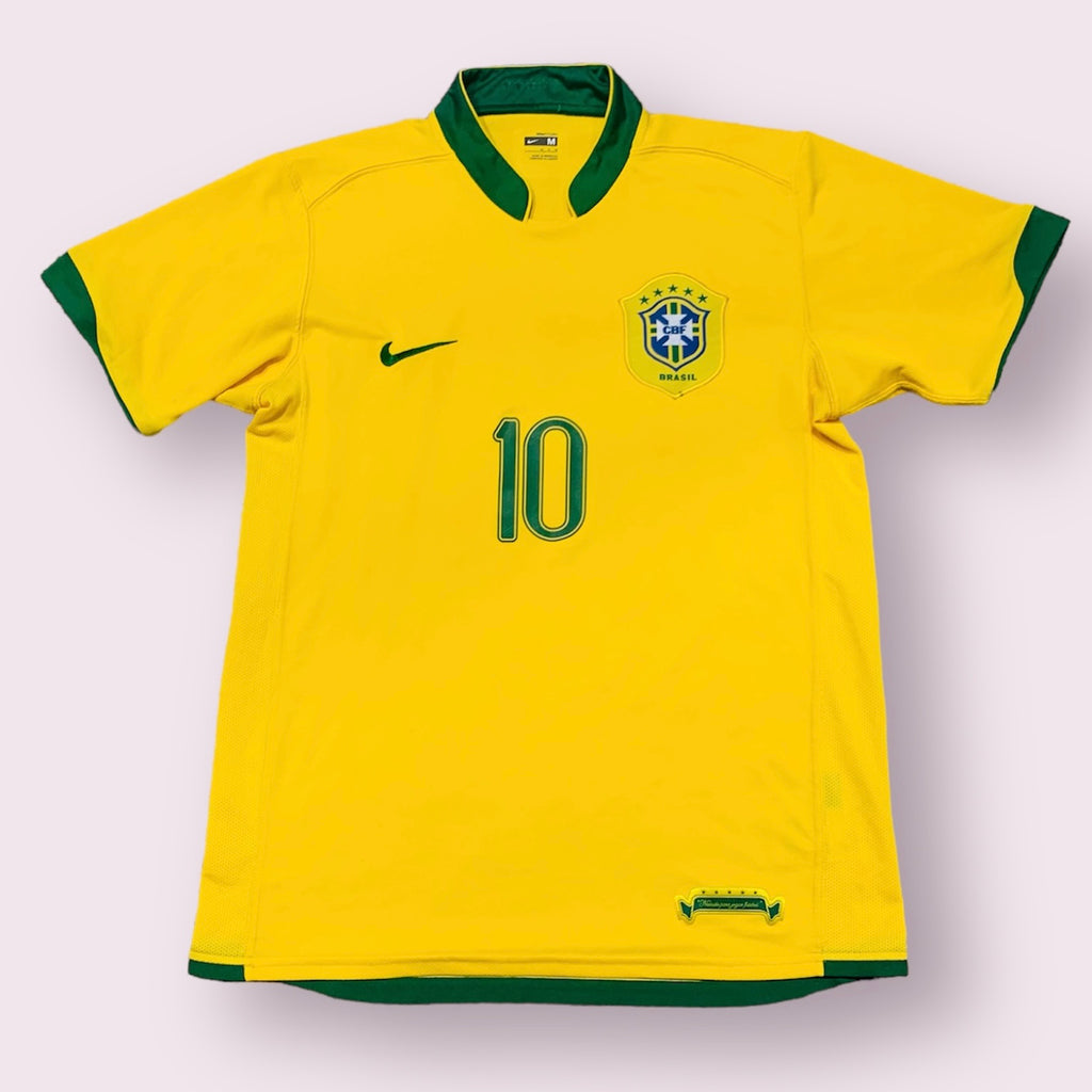 Ronaldinho 2006 Brazil Home Yellow Jersey Men Medium