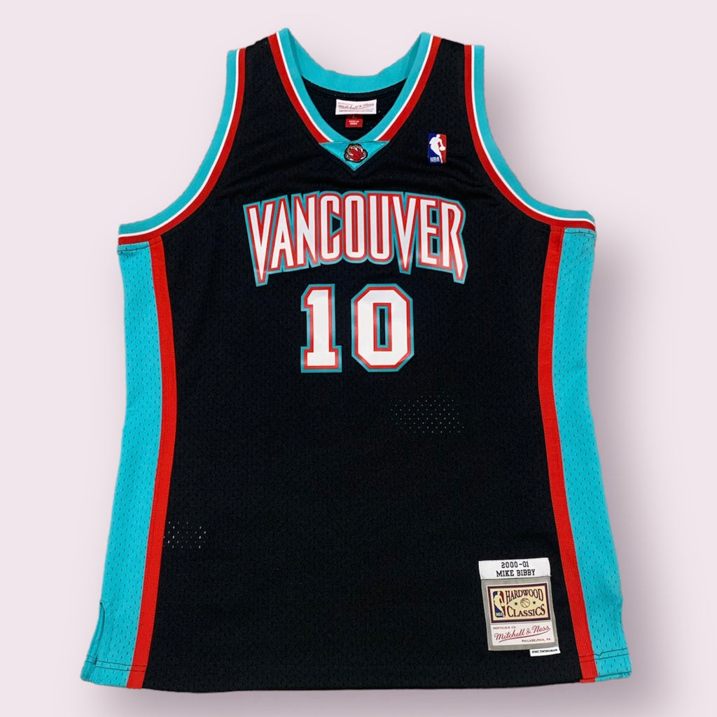 Mike Bibby 2000 Vancouver Grizzles Black Swingman Jersey Large