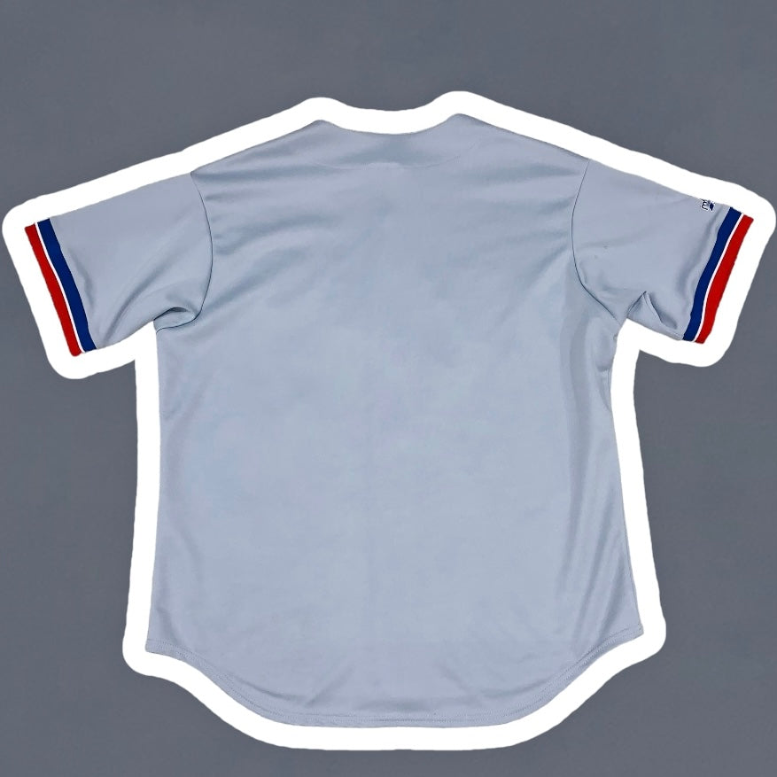 Montreal Expos Jerseys Road Gray 6400 Majestic Jersey Large