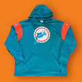 Miami Dolphins Aqua Nike Arch Throwback On Field Hoodie Men Large