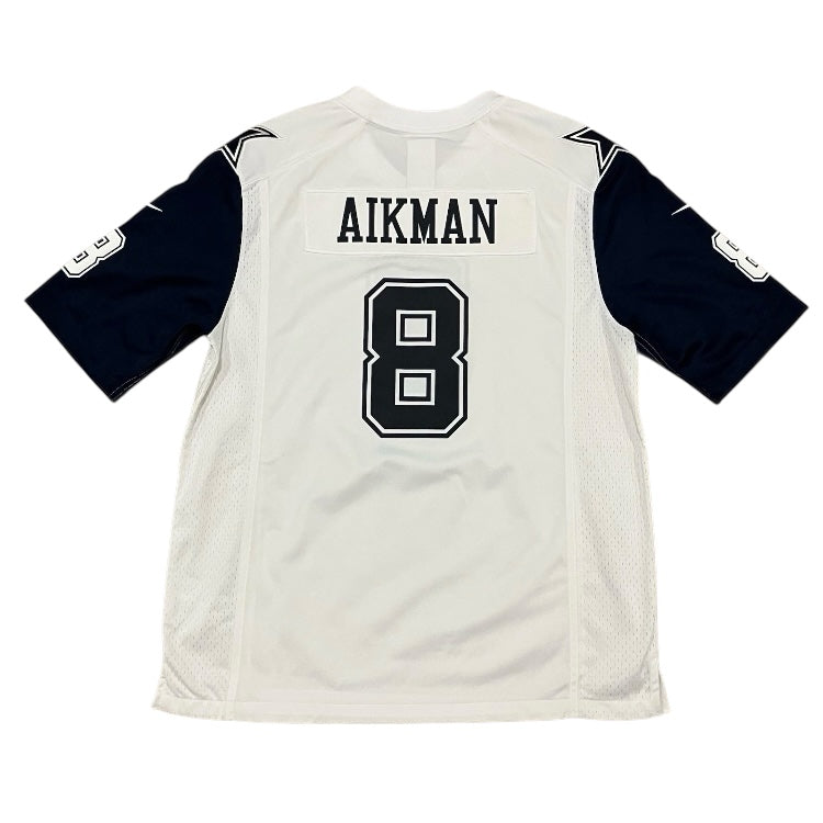 Troy Aikman Dallas Cowboys Color Rush Nike White Jersey L
