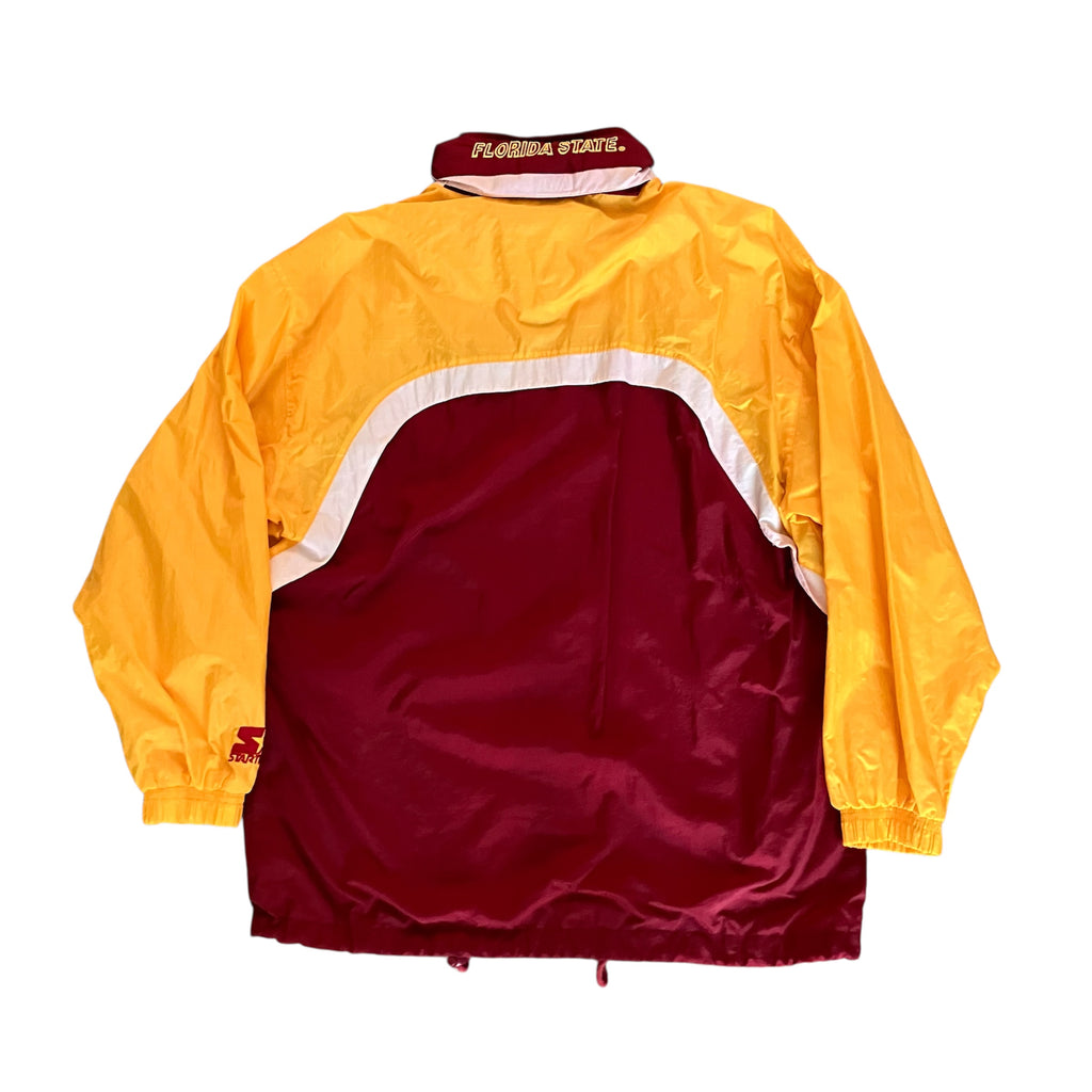 Florida State Seminoles Starter Garnet Hoodie Windbreaker Jacket Medium FSU