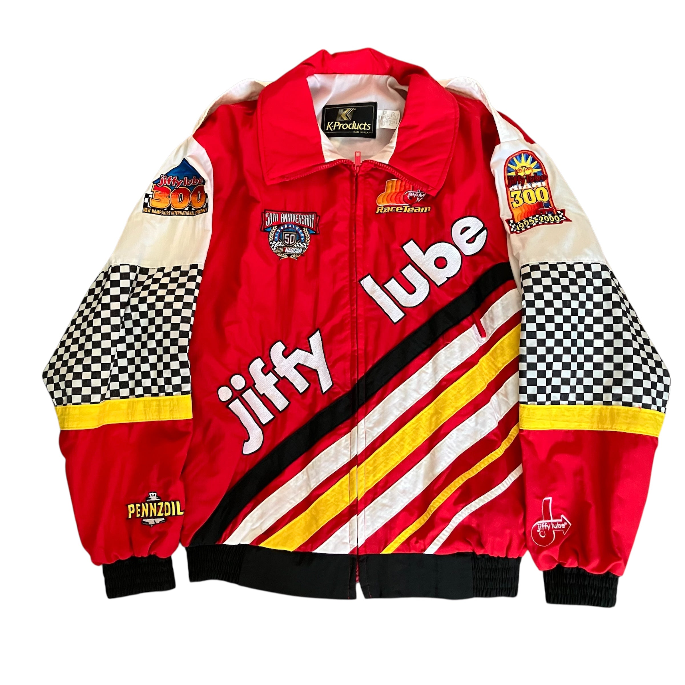 1998 Jiffy Lube Homestead K-Products NASCAR Windbreaker Jacket Medium
