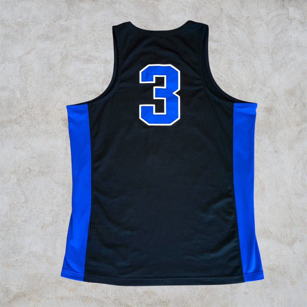 Duke Blue Devils #3 Nike Elite Authentic Black Jersey Large