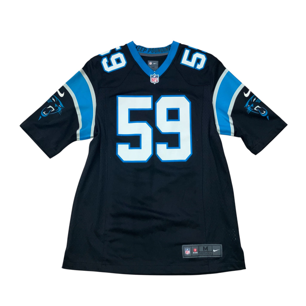 Luke Kuechly Carolina Panthers Black Alternate Nike Jersey Medium