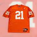 Barry Sanders 1976 Oklahoma State Cowboys Orange Nike Stitched Jersey Large