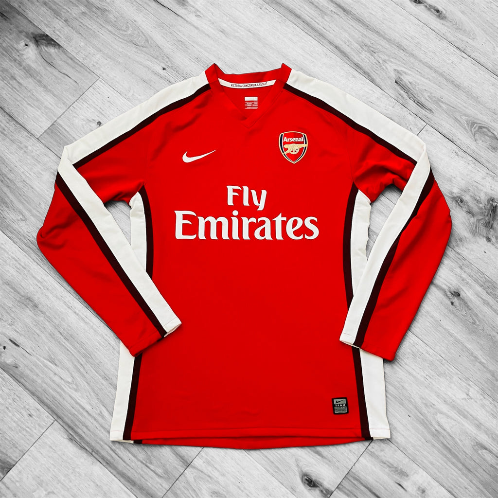 Arsenal 2009/10 Long Sleeve Home Nike Jersey Large