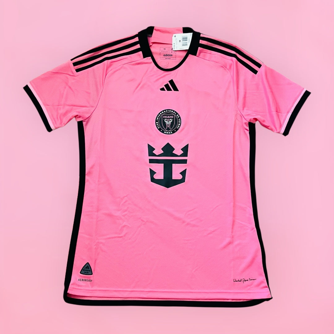 Lionel Messi 2024 NWT Inter Miami Home Authentic Pink adidas Jersey Medium