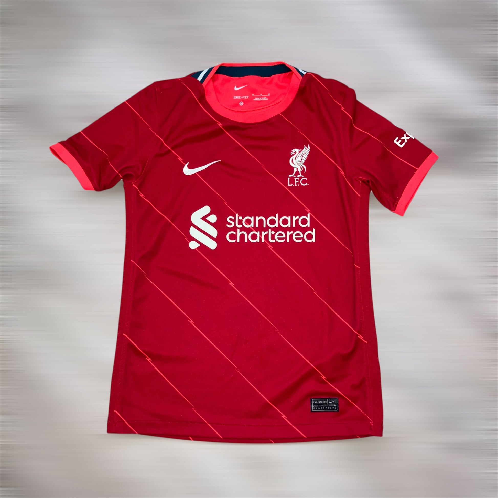 Liverpool 2021/22 Kids Red Home Nike Jersey Boys Medium Youth
