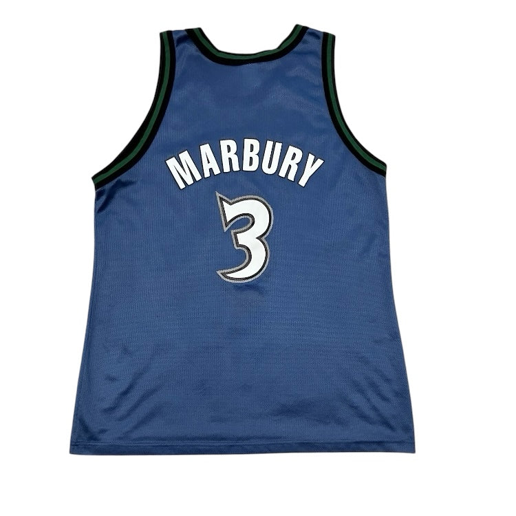 Stephon Marbury Minnesota Timberwolves Blue Champion Medium