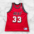 Alonzo Mourning Miami Heat Red Alternate Champion Jersey 48