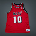 Tim Hardaway Miami Heat Red Alternate Champion Jersey 48