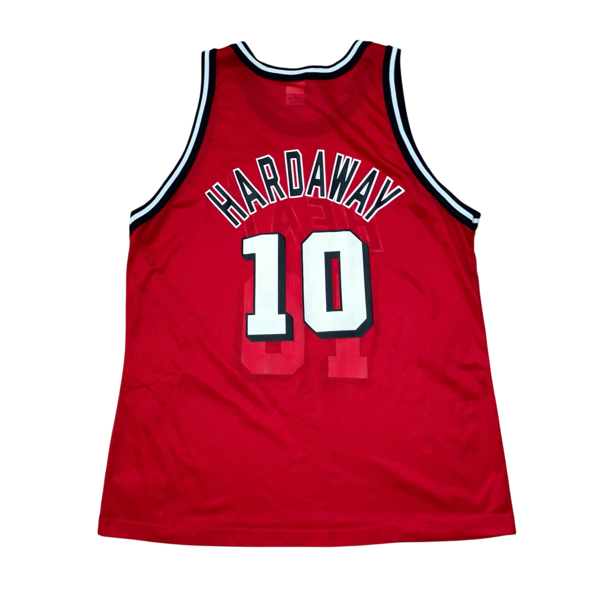 Tim Hardaway Miami Heat Red Alternate Champion Jersey 48