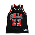 Michael Jordan Chicago Bulls Black Champion Jersey 40