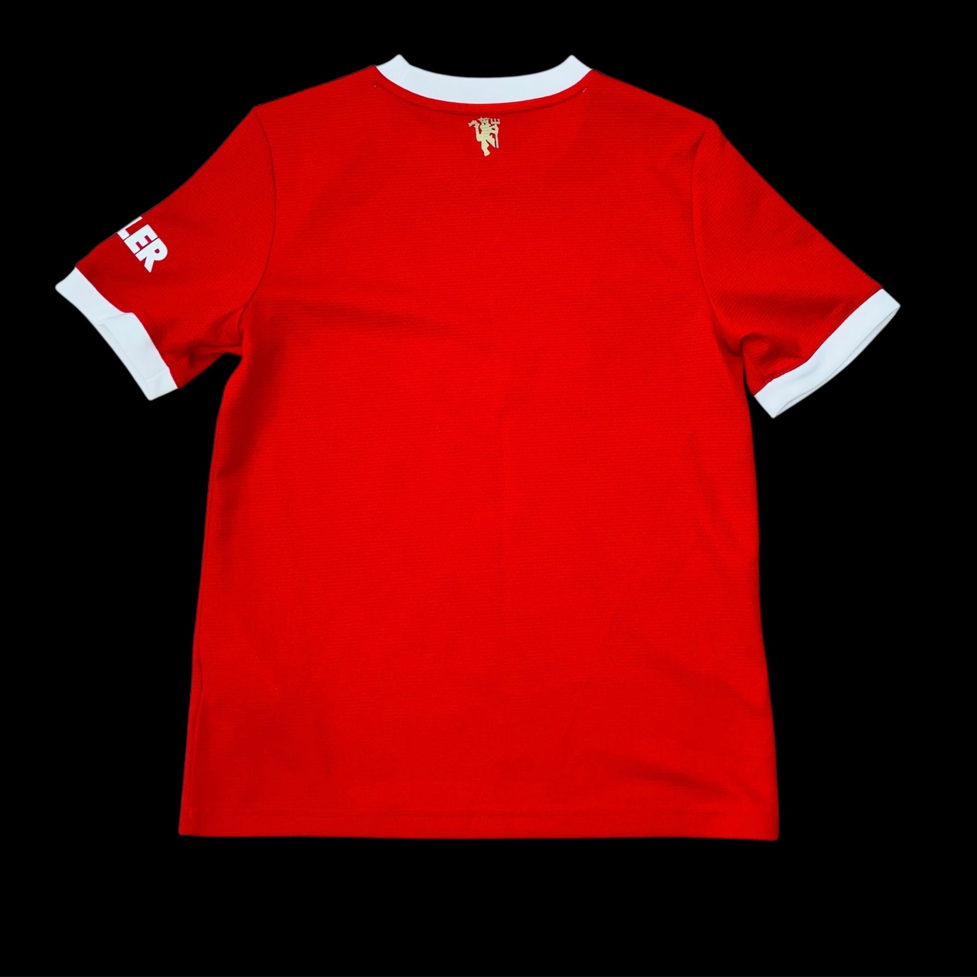 Manchester United 2021/22 Kids Home adidas Red Jersey Medium
