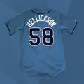 Jeremy Hellickson Tampa Bay Rays Alternate Blue Majestic Jersey Small