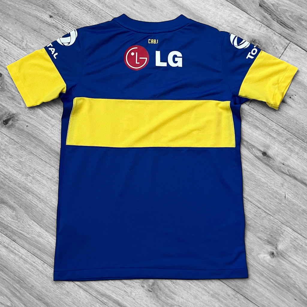 Boca Juniors Kids 2011 Blue Home Nike Jersey Large Argentina
