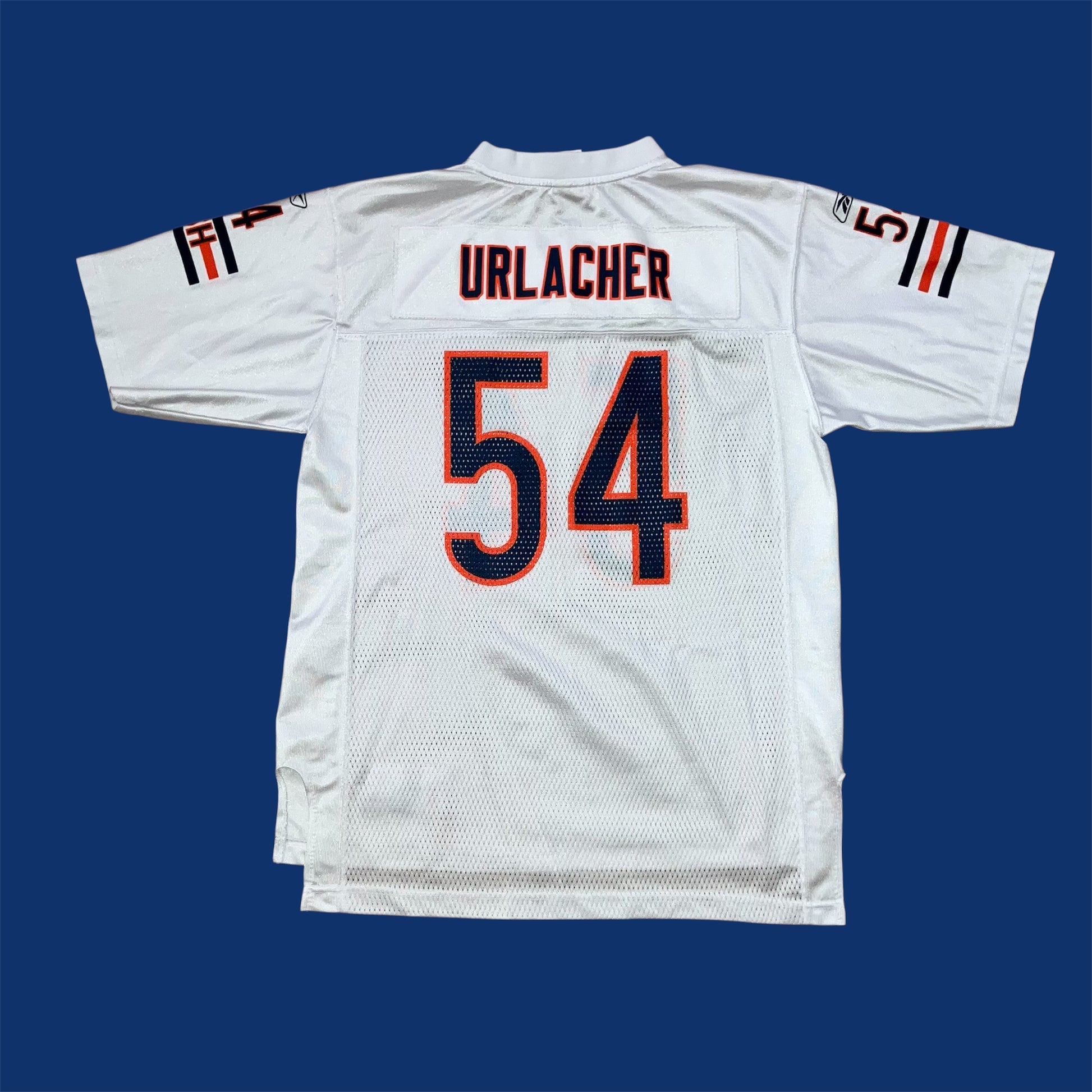 Brian Urlacher Kids Chicago Bears White Reebok Jersey Large