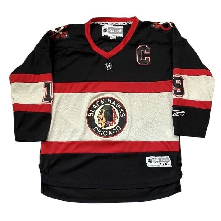 Johnathan Toews Kids Chicago Blackhawks Alternate Reebok Jersey Large