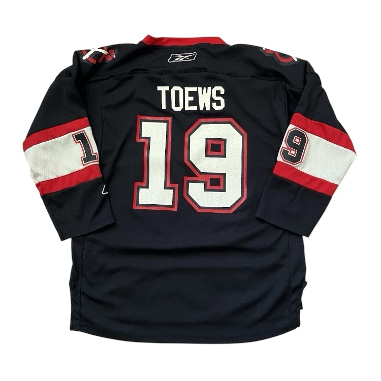 Johnathan Toews Kids Chicago Blackhawks Alternate Reebok Jersey Large