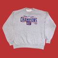 New York Giants Super Bowl XLII Champions Crewneck Sweater Large
