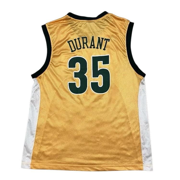 Kevin Durant Seattle Supersonics Yellow adidas Jersey Large