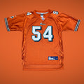 Zach Thomas Youth Miami Dolphins Reebok Orange Jersey Boys Large