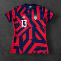 Alex Morgan 2021 USWNT US Soccer Away Nike Red Jersey Women Large