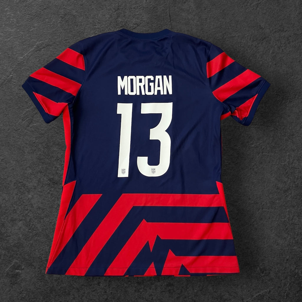 Alex Morgan 2021 USWNT US Soccer Away Nike Red Jersey Women Large
