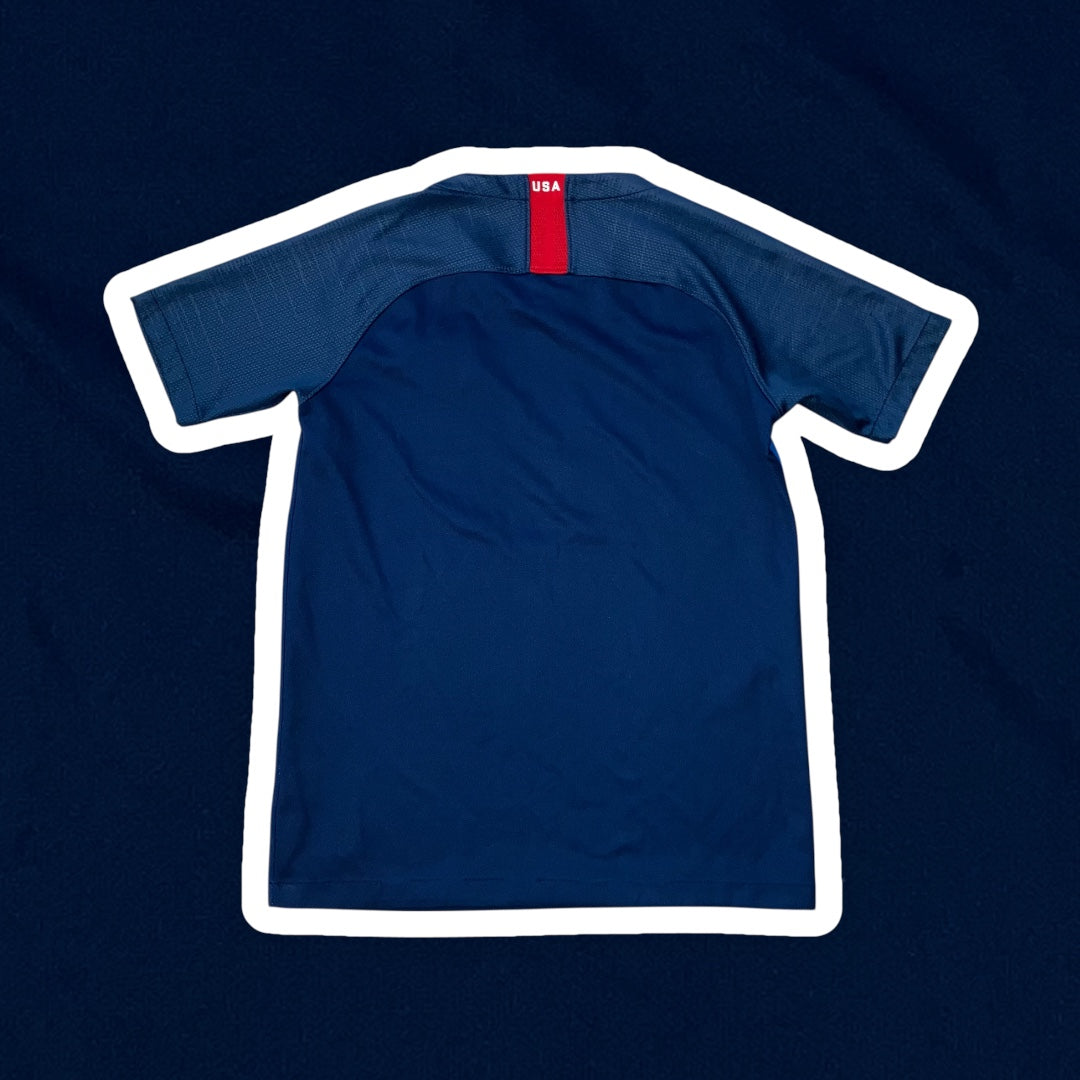 USMNT 2018 Kids Blue Away Jersey Boys Medium