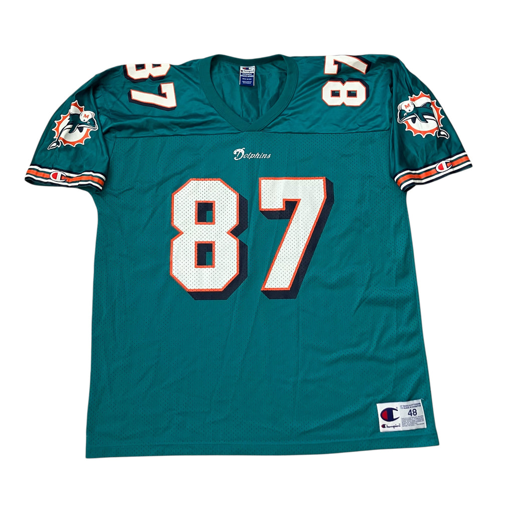Yatil Green Miami Dolphins Aqua Champion Jersey 48
