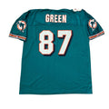Yatil Green Miami Dolphins Aqua Champion Jersey 48