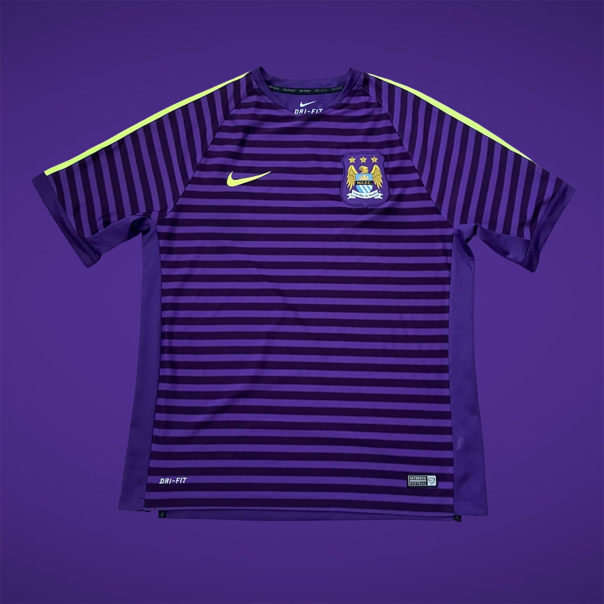 Manchester City Jersey 2014/15 Nike Trainer Purple Men XXL