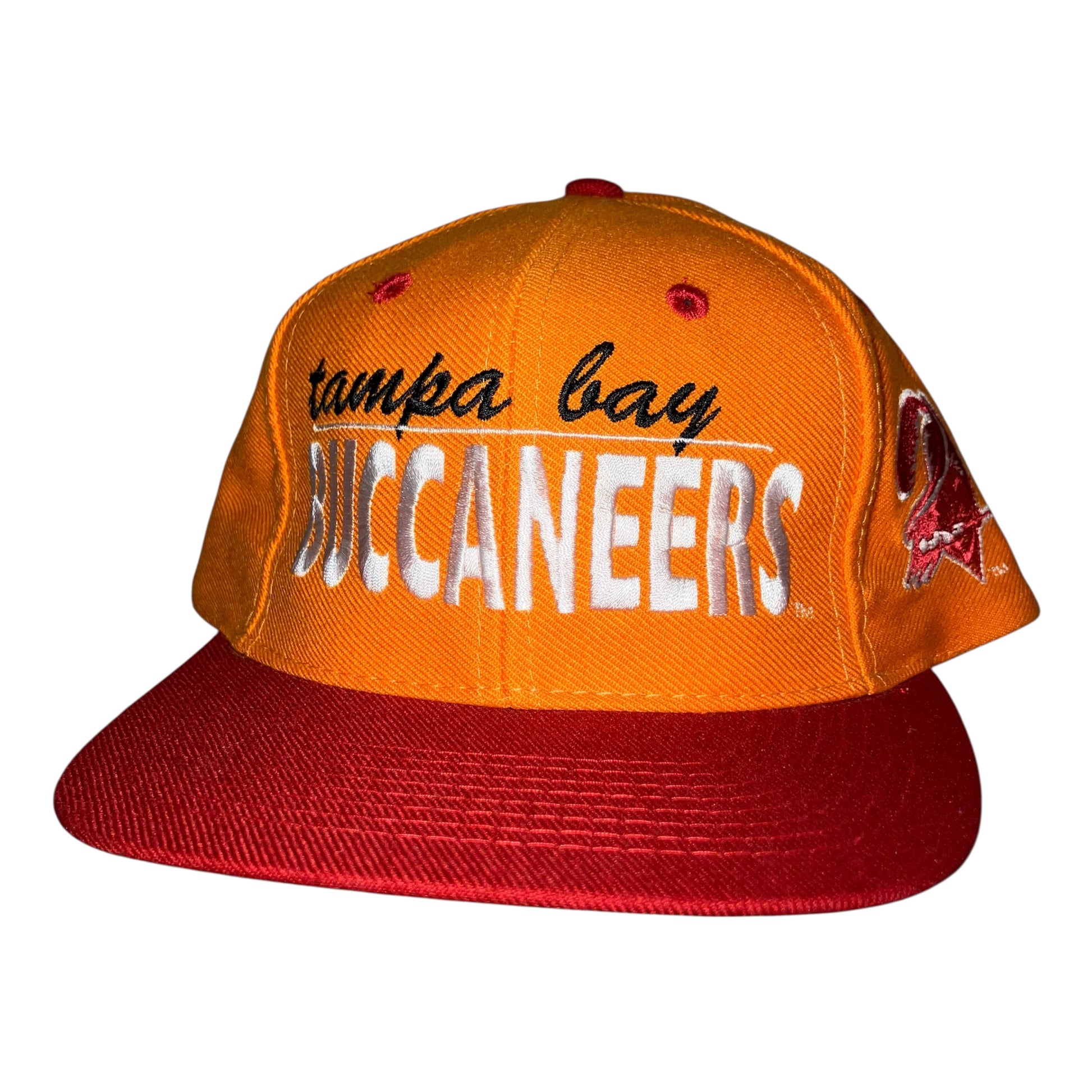 Tampa Bay Buccaneers Orange The Game Block Snapback Hat