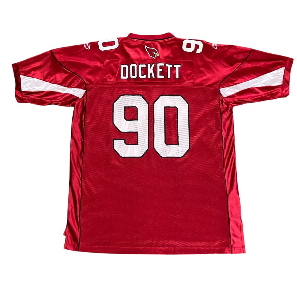Darnell Dockett Arizona Cardinals Red Reebok Jersey XL