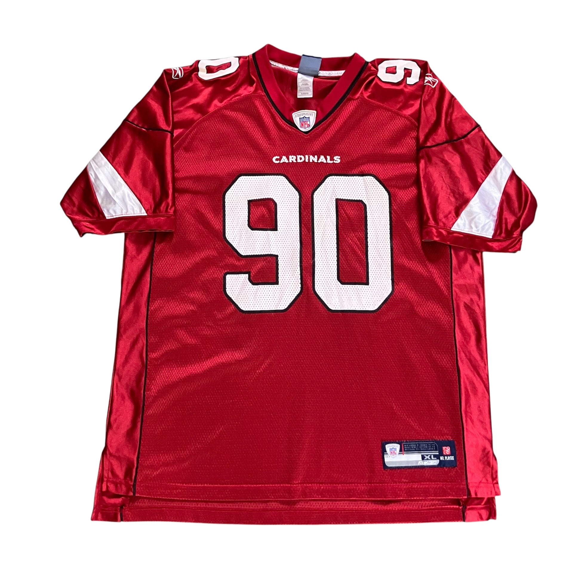 Darnell Dockett Arizona Cardinals Red Reebok Jersey XL