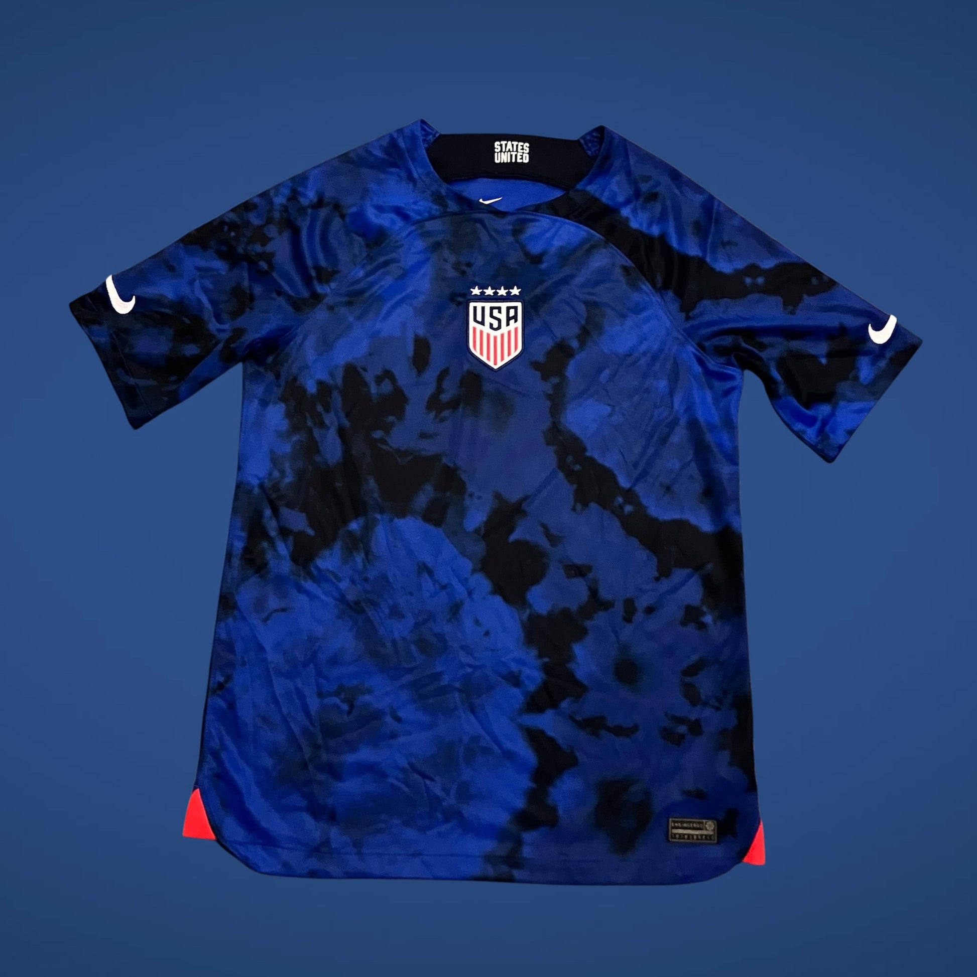 USWNT Youth 2022 Blue Nike US Soccer Jersey Kids XL