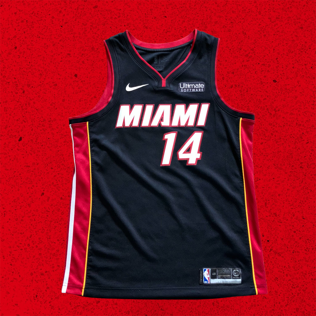 Tyler Herro Miami Heat Black Nike Swingman Jersey 48