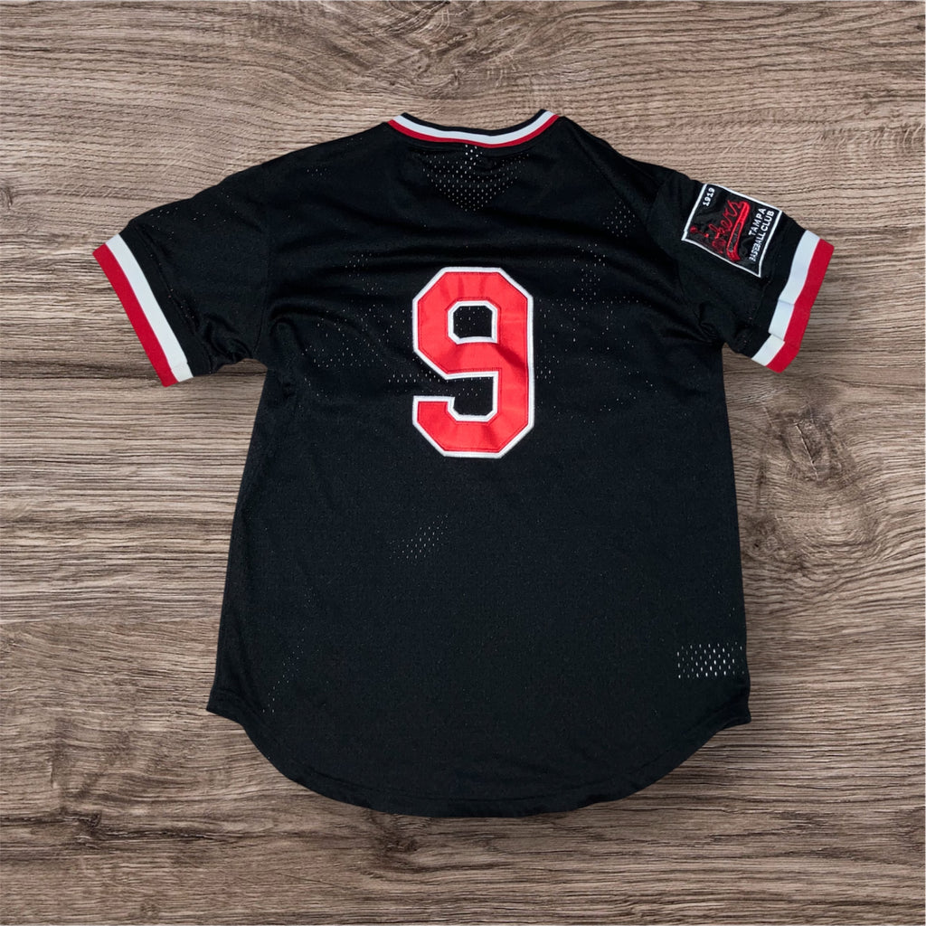 Tampa Smokers #9 Ebbets Field Black Pullover Jersey Small