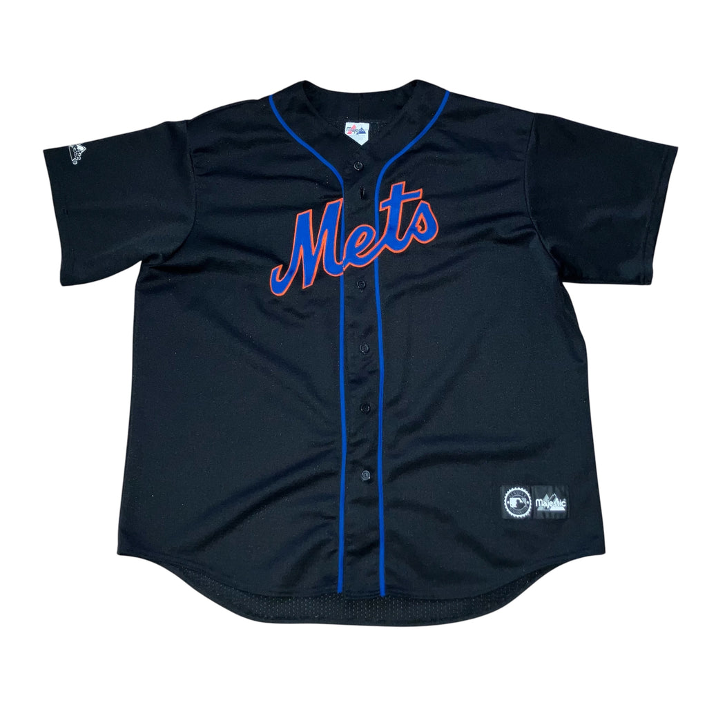Robin Ventura New York Mets Black Majestic Jersey XXL