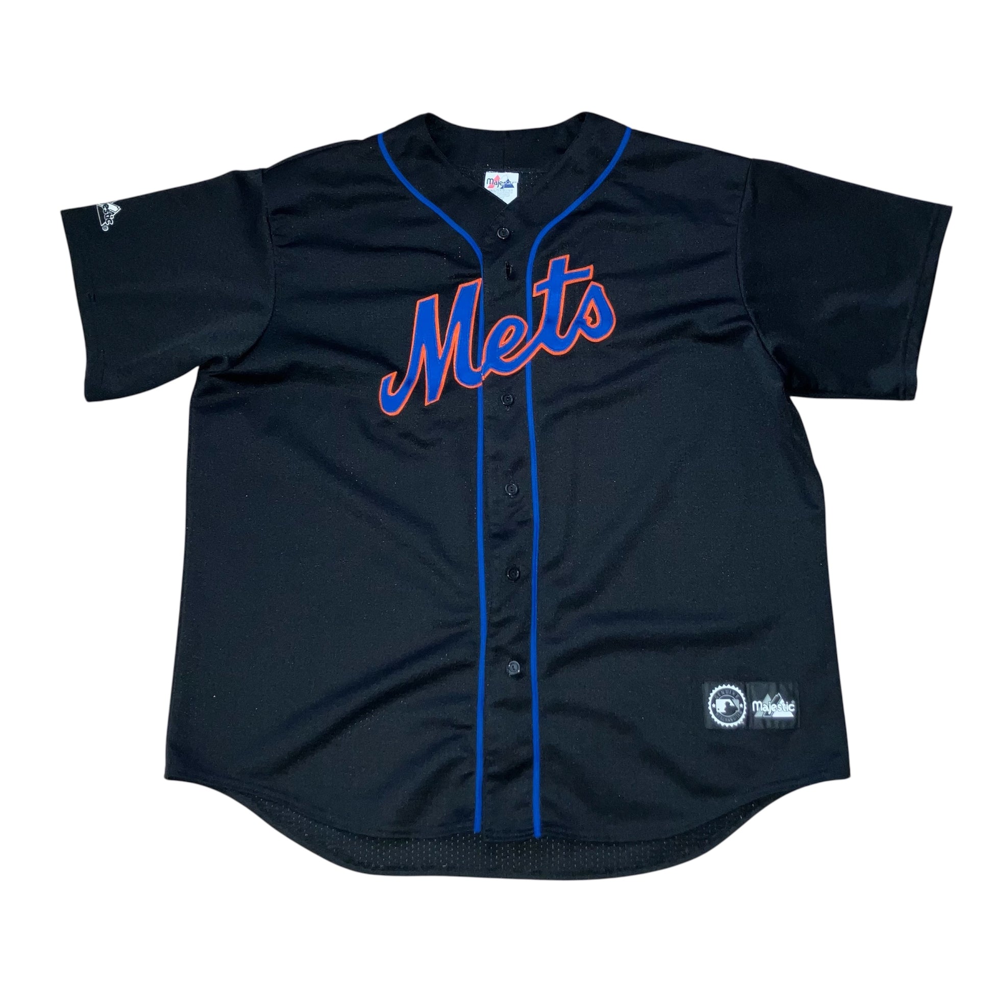 Robin Ventura New York Mets Black Majestic Jersey XXL