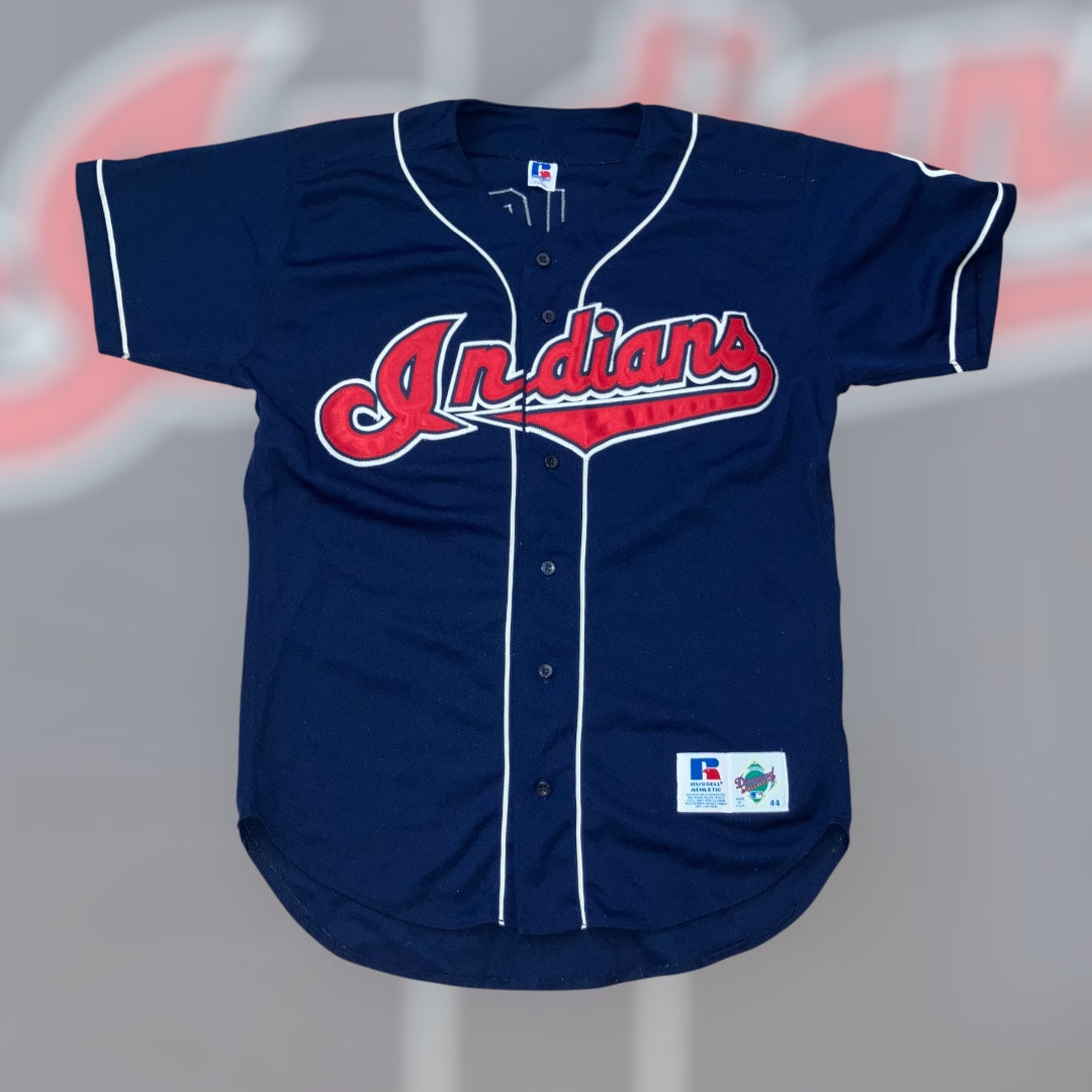 Jaret Wright Cleveland Indians 1998 Alternate Russell Authentic Jersey 44