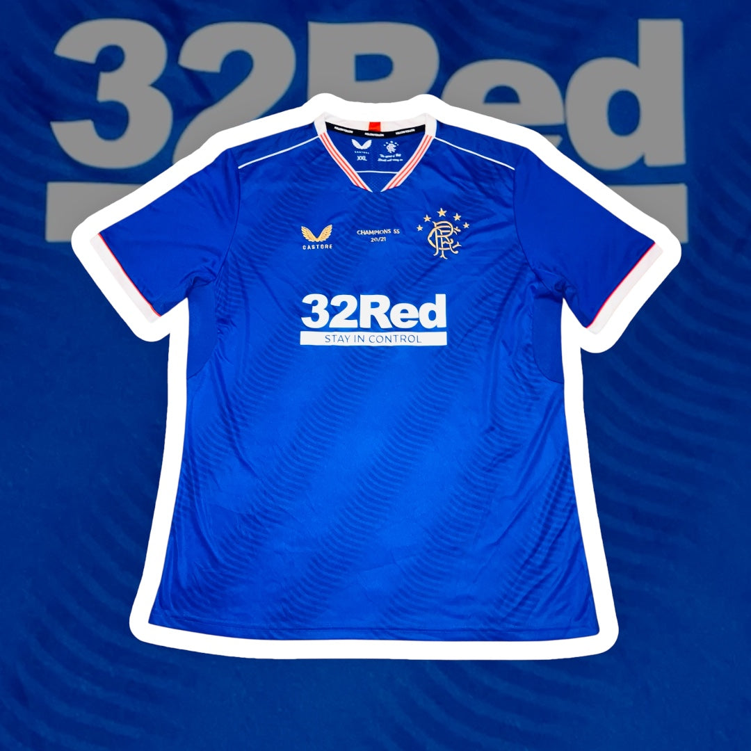 Rangers FC 2020/21 Home Blue Castore Jersey XXL