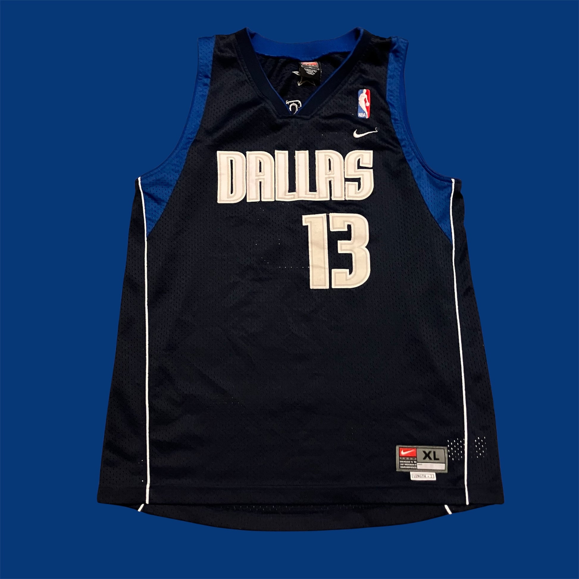 Youth Steve Nash Dallas Mavericks Blue Nike Swingman Jersey XL
